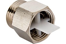 Клапан отсекающий 1/2", латунь, уплотнение резина,ТТ000010558